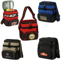 Double Front Pockets - Insulated 6 Pack Cooler (8.5"x9"x6.5")